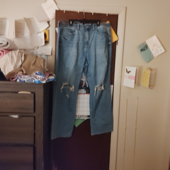 TORRID High Rise Baggy Straight Classic Denim Jeans - Size 18 - Picture 3 of 11